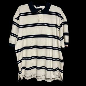 Britches Men's Short Sleeve Striped Shirt SZ/ XXL